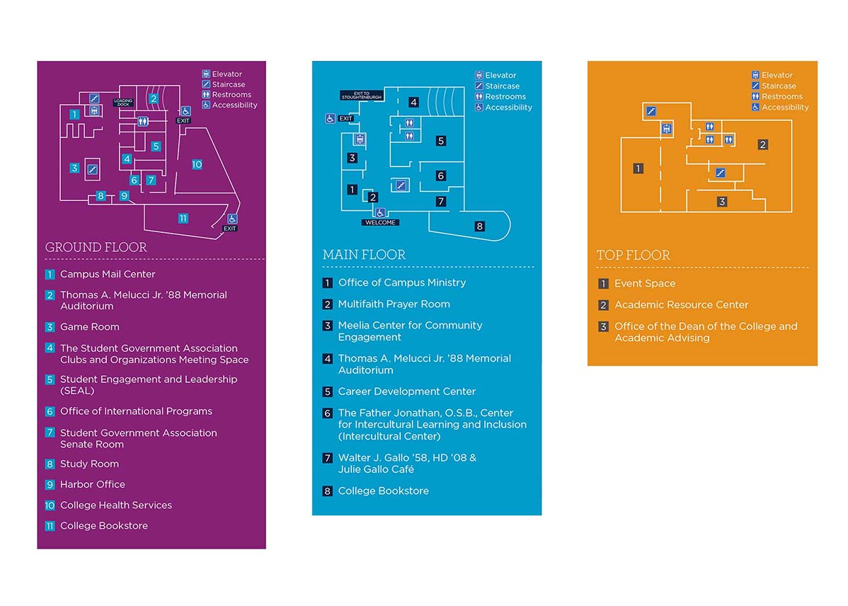Saint Anselm College Campus Map Map